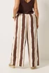 Yours Curve Brown Striped Wide Leg Trousers - 22-24 Image 3