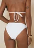 Moda Minx Iconic Isle White Atka Tie Side Full Brief Bikini Bottom - XL Image 5