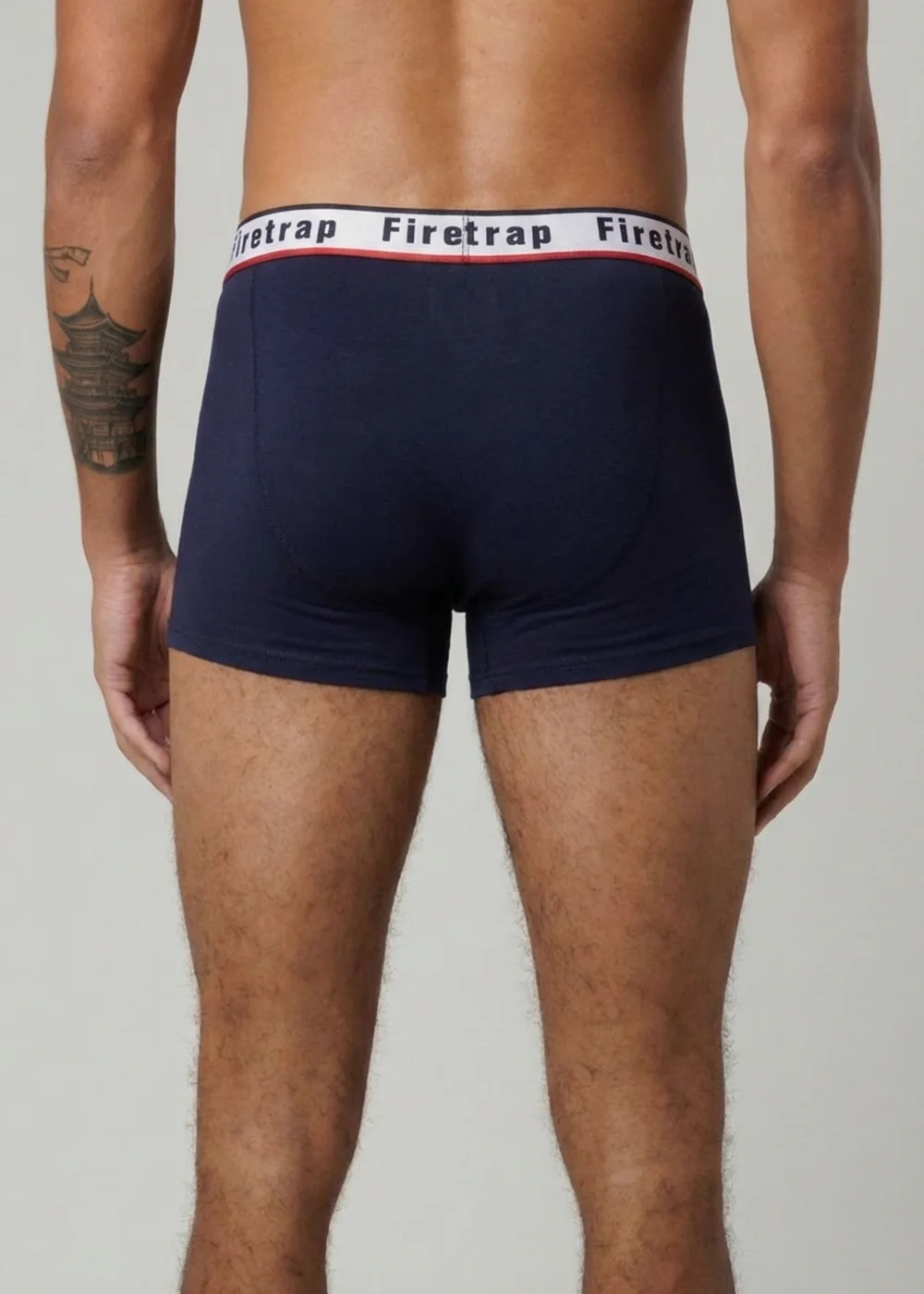 Firetrap Multi 3 Pack Cotton Stretch Boxers With Logo Waistband - L Image 3