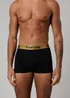Firetrap Multi 3 Pack Cotton Stretch Boxers With Logo Waistband - L Image 2