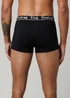 Firetrap Black 3 Pack Cotton Stretch Boxers With Logo Waistband - XL Image 3