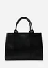 Where's That From Black Quarry Tote Bag With Cross Body Strap - One Size Image 3