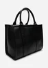 Where's That From Black Quarry Tote Bag With Cross Body Strap - One Size Image 4