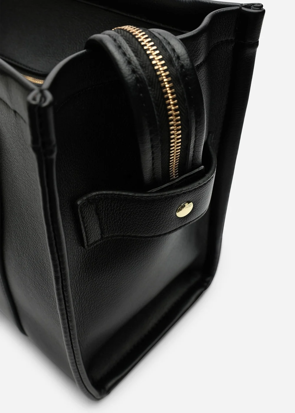 Where's That From Black Quarry Tote Bag With Cross Body Strap - One Size Image 6