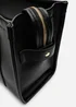 Where's That From Black Quarry Tote Bag With Cross Body Strap - One Size Image 6
