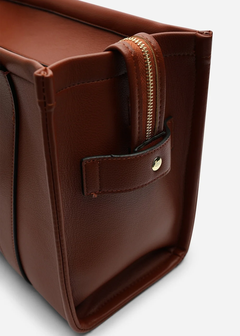 Where's That From Brown Quarry Tote Bag With Cross Body Strap - One Size Image 5