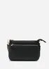 Where's That From Black Elani Small Double Zip Cross Body Bag - One Size Image 2