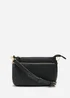 Where's That From Black Elani Small Double Zip Cross Body Bag - One Size Image 4