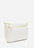 Where's That From Cream Elani Small Double Zip Cross Body Bag - One Size Image 3
