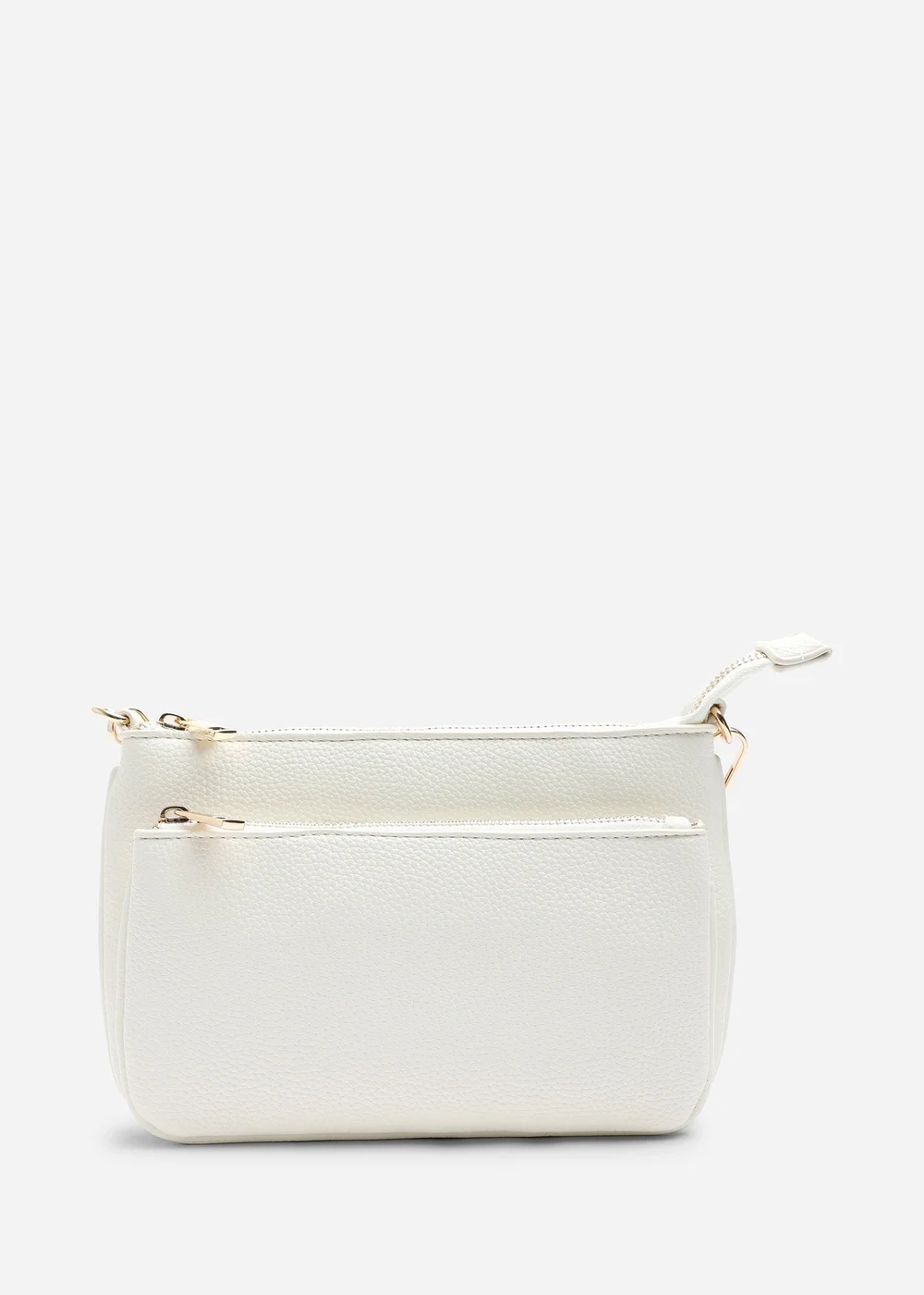 Where's That From Cream Elani Small Double Zip Cross Body Bag - One Size Image 1