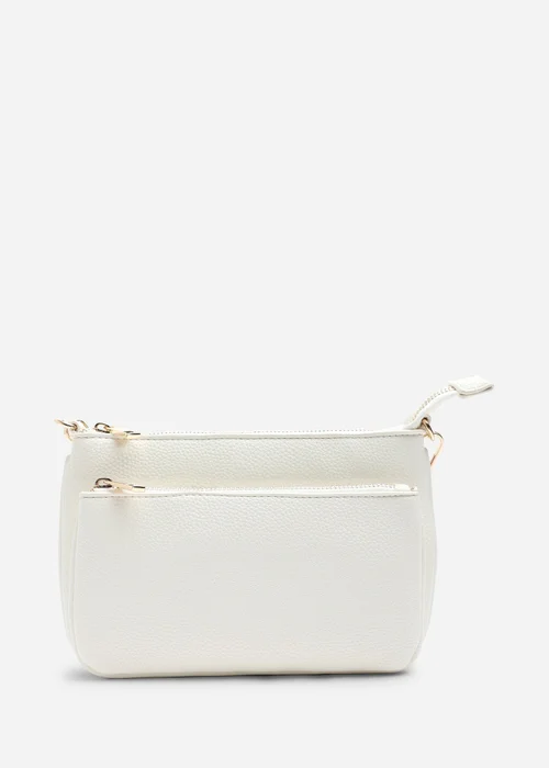 Where's That From Cream Elani Small Double Zip Cross Body Bag - One Size Image 1