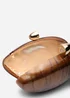 Where's That From Brown Benna Marble Acrylic Clutch - One Size Image 5