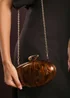 Where's That From Brown Benna Marble Acrylic Clutch - One Size Image 2