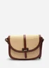 Where's That From Tan Amira Raffia Cross Body With Flap Bag - One Size Image 2