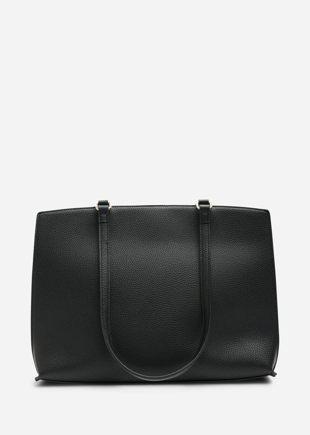 Where's That From Black Mariella Faux Leather Tote Bag - One Size Image 5