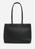 Where's That From Black Mariella Faux Leather Tote Bag - One Size Image 1