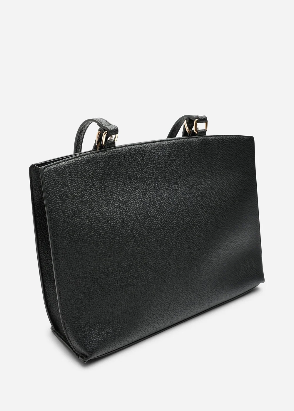 Where's That From Black Mariella Faux Leather Tote Bag - One Size Image 2