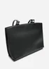 Where's That From Black Mariella Faux Leather Tote Bag - One Size Image 2