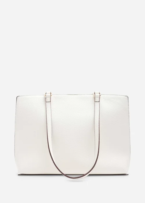 Where's That From Cream Mariella Faux Leather Tote Bag - One Size Image 2