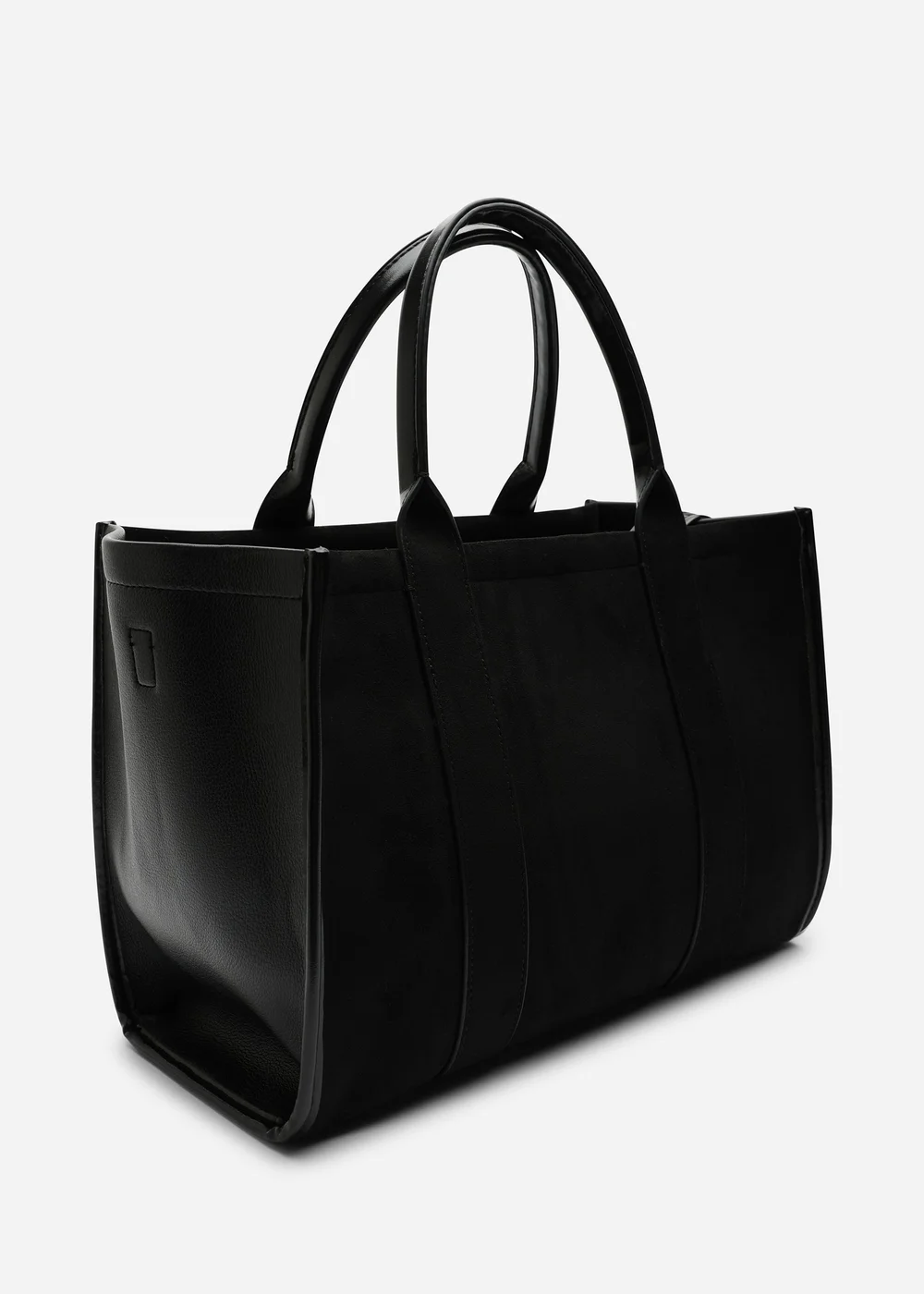 Where's That From Black Quarry Tote Bag With Cross Body Strap - One Size Image 3