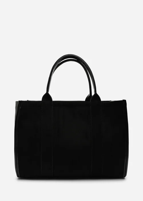 Where's That From Black Quarry Tote Bag With Cross Body Strap - One Size Image 2