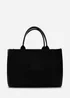 Where's That From Black Quarry Tote Bag With Cross Body Strap - One Size Image 2