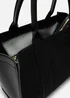 Where's That From Black Quarry Tote Bag With Cross Body Strap - One Size Image 4