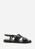 Where's That From Brown Cavina Square Toe Slingback Sandals - 7 Image 3