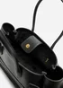 Where's That From Black Lyanna Buckled Tote Bag With Side Zip - One Size Image 5