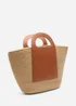 Where's That From Natural Terra Raffia Basket Bag - One Size Image 2