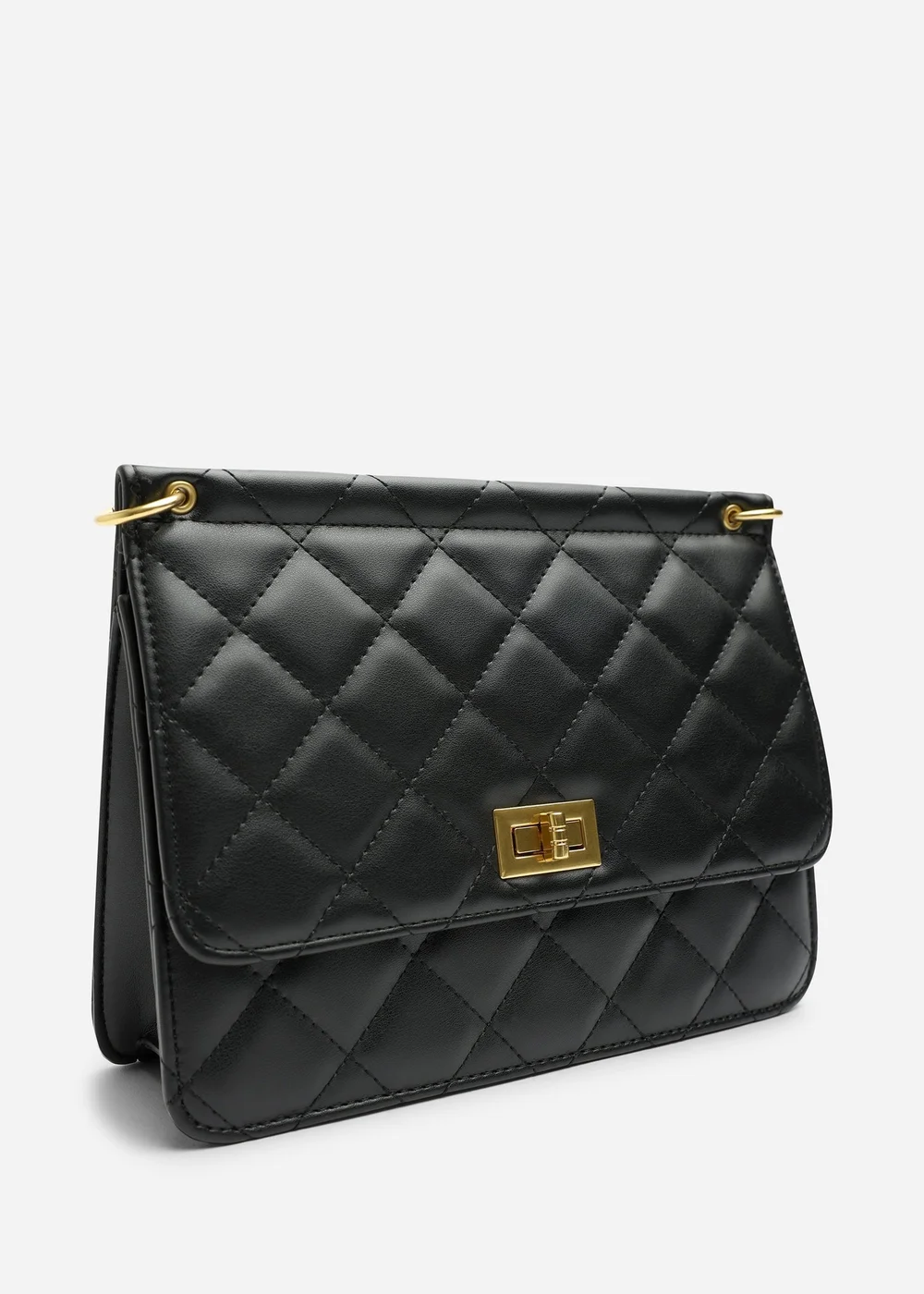 Where's That From Black Arisbeth Quilted Cross Body Shoulder Bag - One Size Image 4