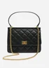 Where's That From Black Arisbeth Quilted Cross Body Shoulder Bag - One Size Image 2
