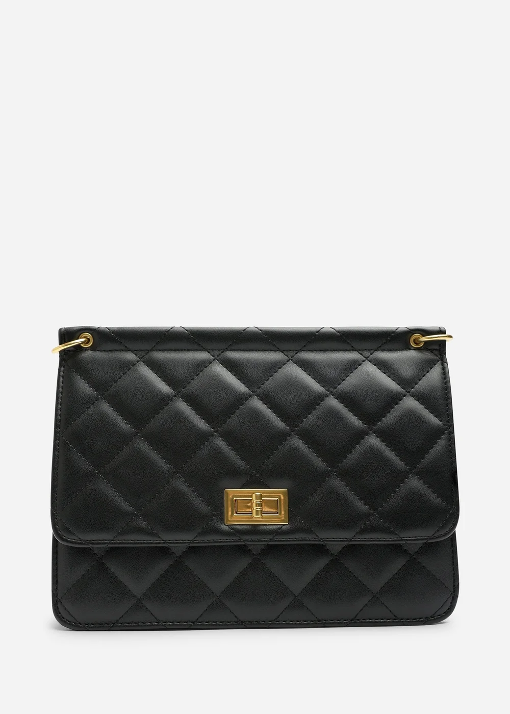 Where's That From Black Arisbeth Quilted Cross Body Shoulder Bag - One Size Image 3