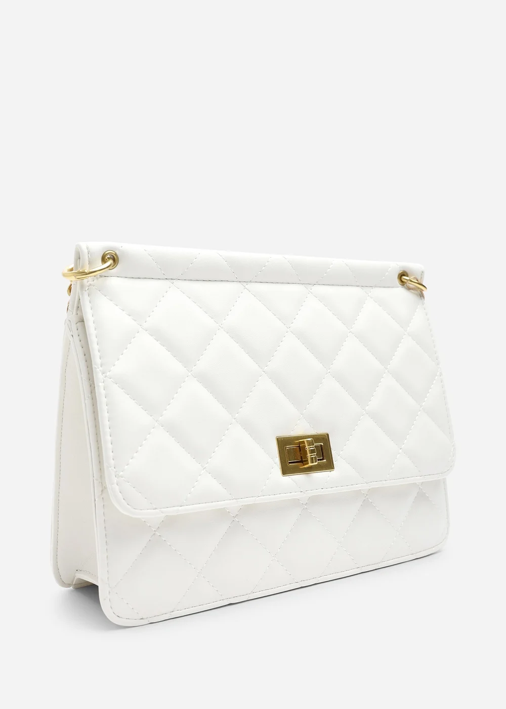 Where's That From Cream Arisbeth Quilted Cross Body Shoulder Bag - One Size Image 4