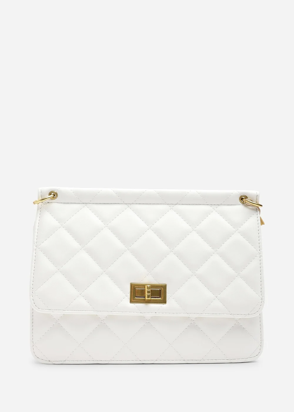 Where's That From Cream Arisbeth Quilted Cross Body Shoulder Bag - One Size Image 3