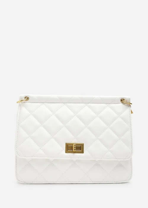 Where's That From Cream Arisbeth Quilted Cross Body Shoulder Bag - One Size Image 3