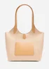 Where's That From Beige Akira Raffia Shoulder Bag With Contrast Front Pocket - One Size Image 4