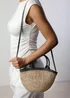 Where's That From Olive Jianna Woven Raffia Tote With Cross Body - One Size Image 5
