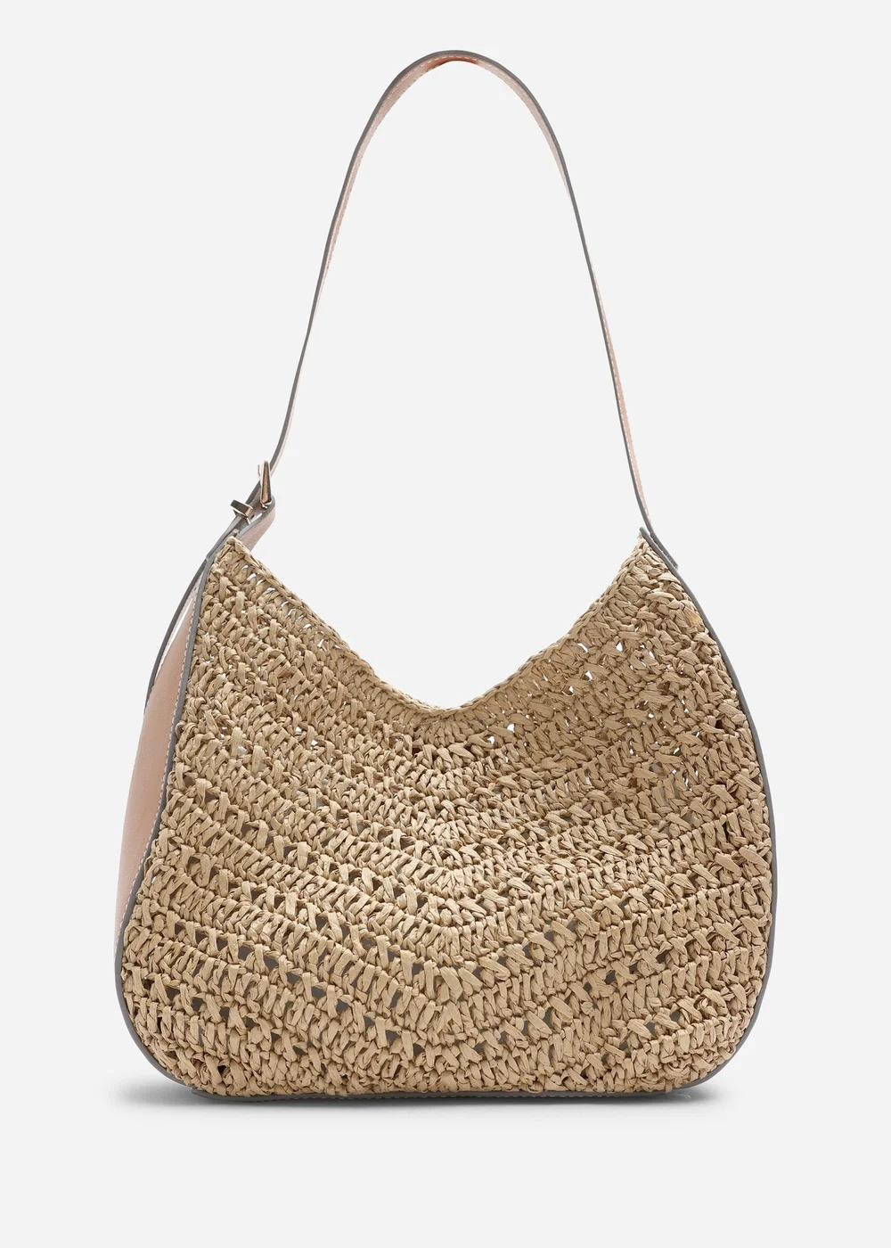 Where's That From Tan Harmoni Woven Natural Fibre Shoulder Bag - One Size Image 1