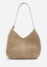 Where's That From Tan Harmoni Woven Natural Fibre Shoulder Bag - One Size Image 1