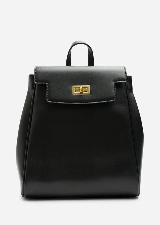 Where's That From Black Yusra Raffia Shoulder Bag With Contrast Front Pocket