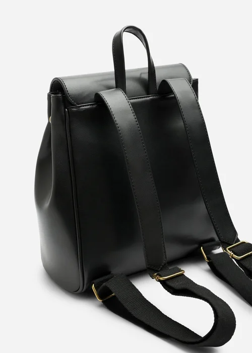 Where's That From Black Yusra Raffia Shoulder Bag With Contrast Front Pocket - One Size Image 5