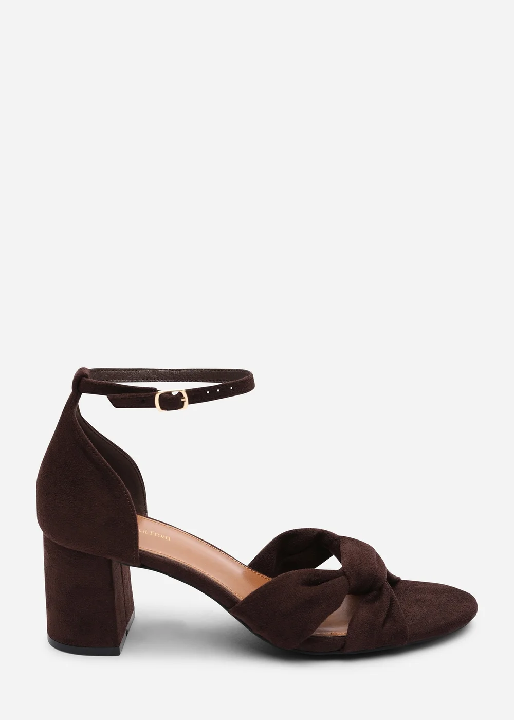 Where's That From Brown Avelia Strappy Block Heel Sandal - 3 Image 1