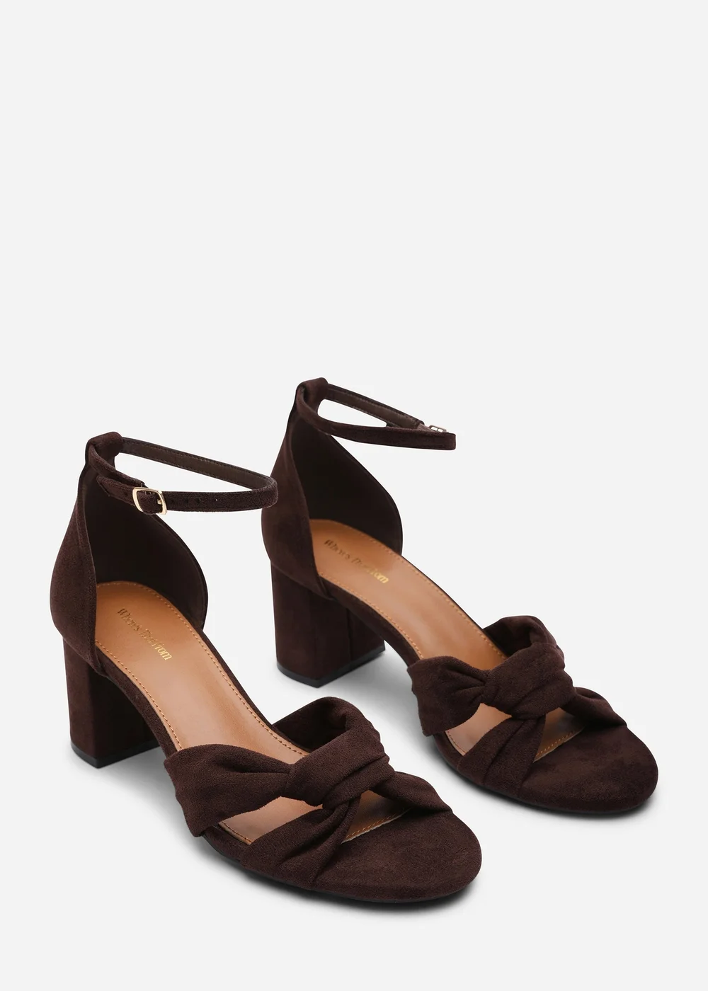 Where's That From Brown Avelia Strappy Block Heel Sandal - 7 Image 4