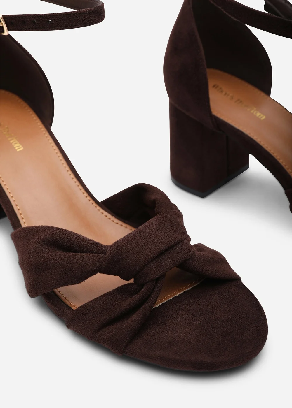 Where's That From Brown Avelia Strappy Block Heel Sandal - 7 Image 5