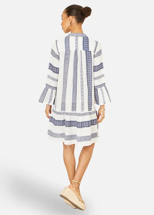 Yumi White Cotton Stripe Tunic - 24 Image 2