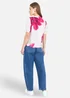 Yumi Pink Watercolour Viscose Floral Top - 12 Image 2