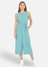 Yumi Green Ditsy Culotte Jumpsuit - 12 Image 1