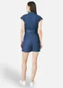 Yumi Blue Chambray Cotton Playsuit - 12 Image 2