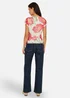 Yumi Ivory Poppy Print Mesh Top - 12 Image 2